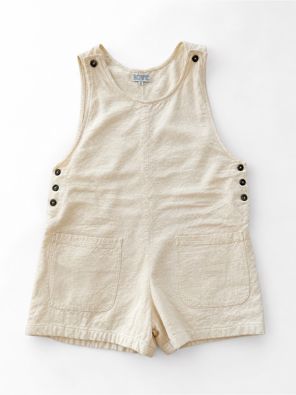 Rowie the Label Butter Yellow Shortall Romper